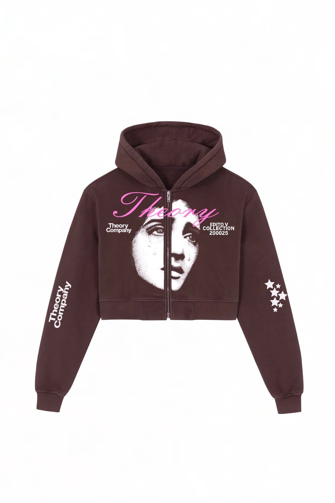 Hoodie Reflections Crop