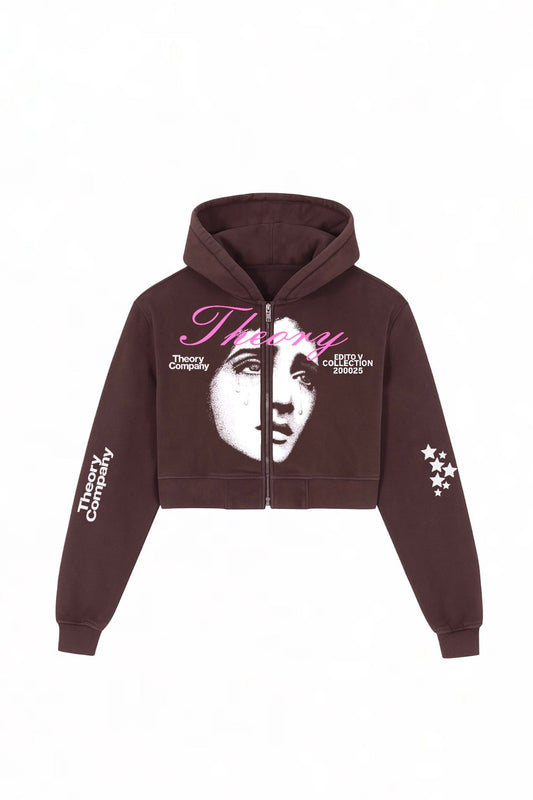 Hoodie Reflections Crop