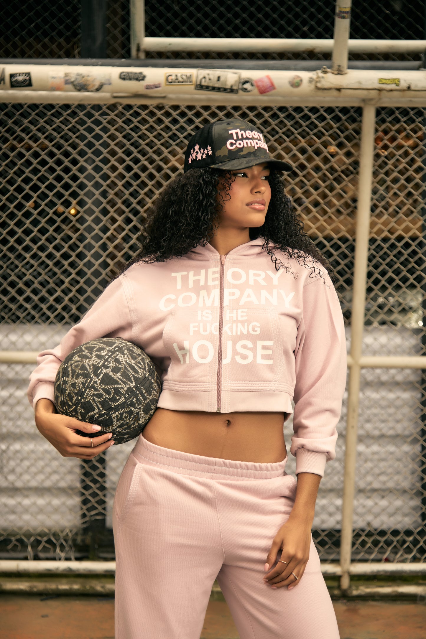 Hoodie Street House Rose