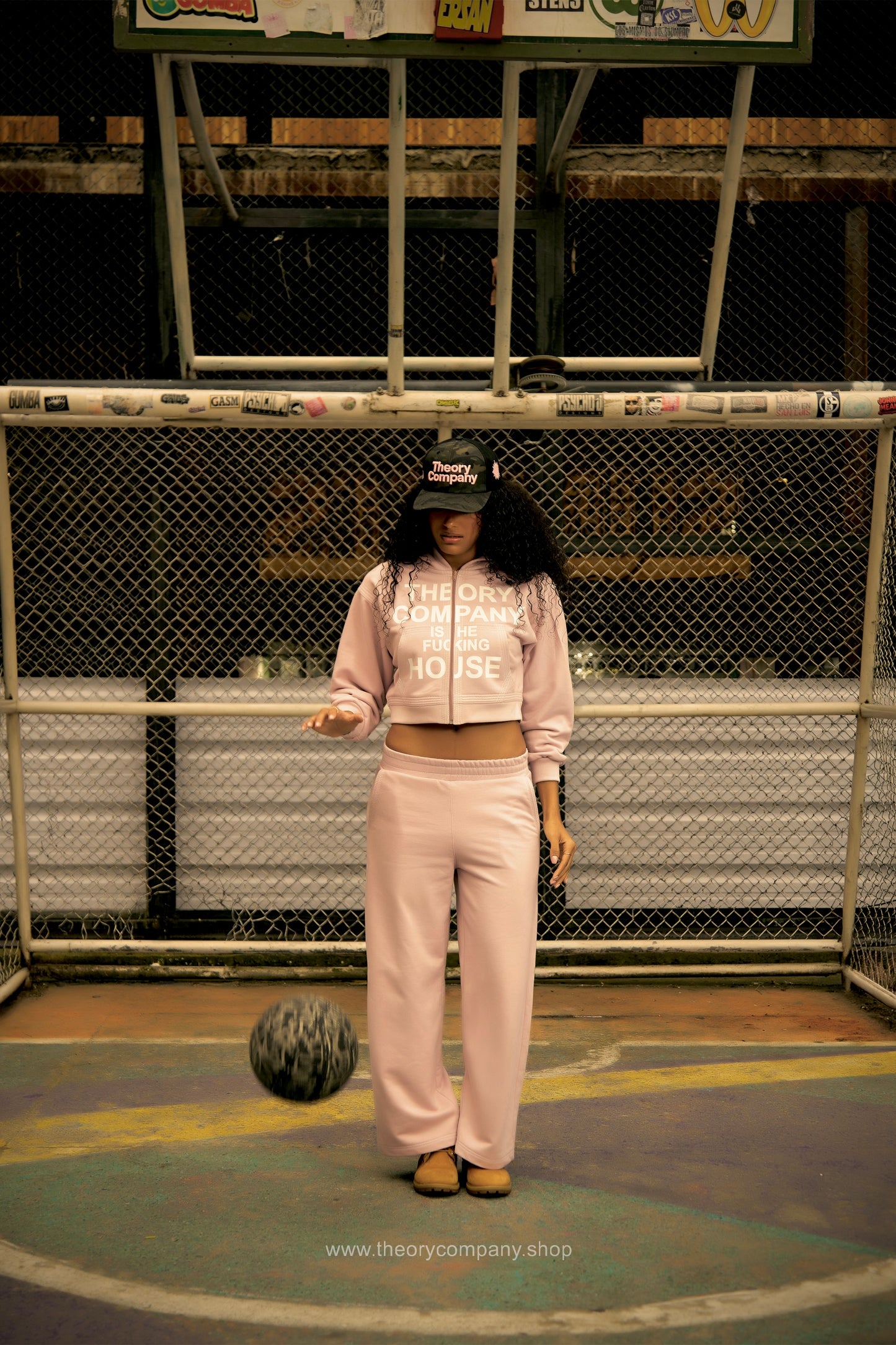 Hoodie Street House Rose