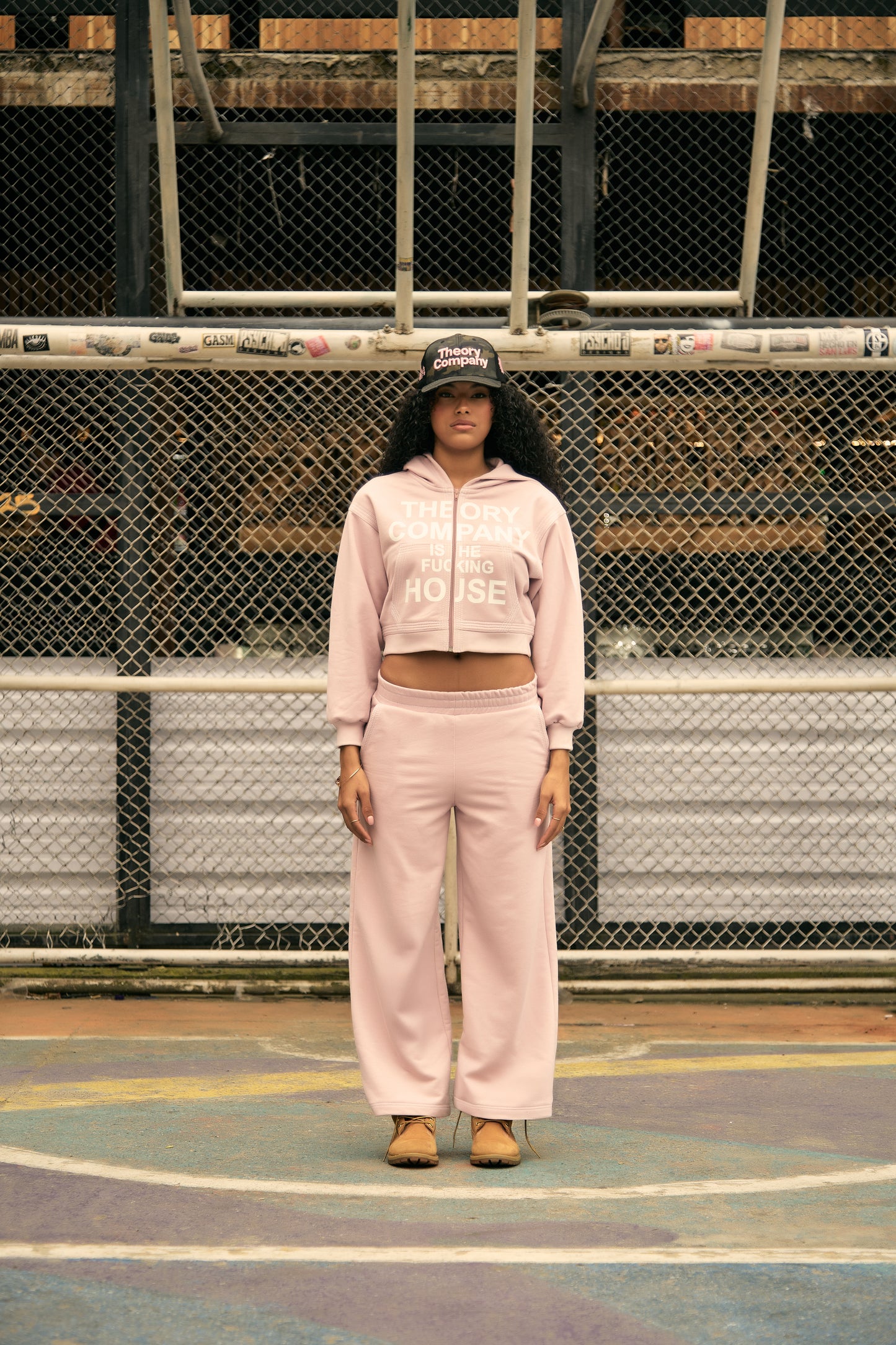 Hoodie Street House Rose